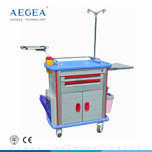 AG-ET011A1 hospital de enfermería utilizado instrumentos médicos de emergencia carretilla